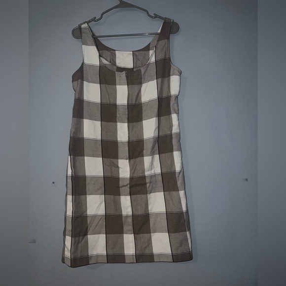 Vintage Kathy Lee buffalo plaid dress size 8 - Picture 3 of 6